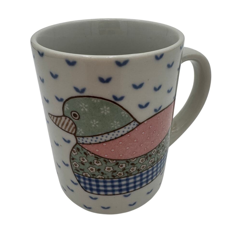 Vintage 1982 International House Duck Mug Mallard Quilted